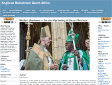 Tablet Screenshot of anglican-mainstream.org.za